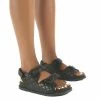 PUBLIC DESIRE CARMEN BLACK DRENCH SANDAL