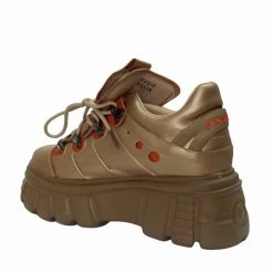 Como Store STUDIO ITALIA GOLD PLATFORM SNEAKER