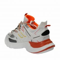 Como Store STUDIO ITALIA GREY / ORANGE SNEAKER