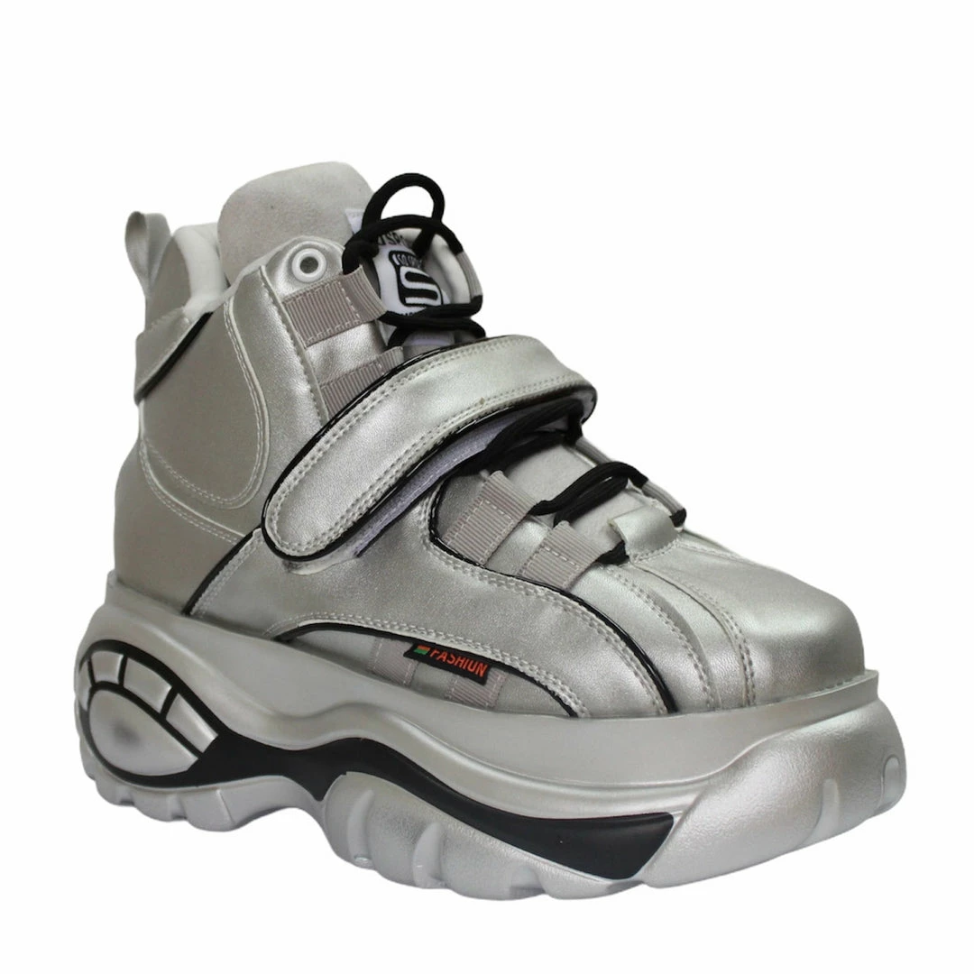 Como Store STUDIO ITALIA SILVER CHUNKY SNEAKER