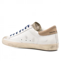 Golden Goose Deluxe Brand GOLDEN GOOSE - SUPERSTAR LEATHER MEN - WHT TAU BLK BRO