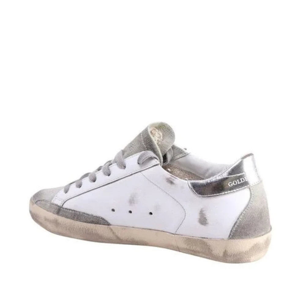 GOLDEN GOOSE SUPER STAR LEATHER - WHT ORH PINK Golden Goose Deluxe Brand