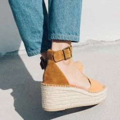 SOLUDOS PALERMO PLATFROM WEDGE WALNUT