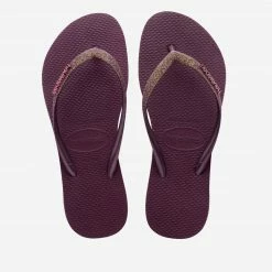 HAVAIANAS SLIM SPARKLE II AUBERGINE