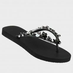 UZURII STELLA BLACK FLIP FLOP