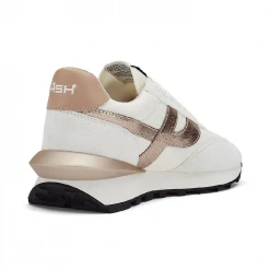 ASH SPIDER 168 WHITE LOW TOP LACE UP SNEAKERS