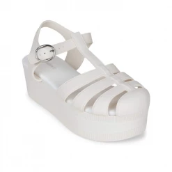 JEFFREY CAMPBELL CANDIDED JELLY WHITE