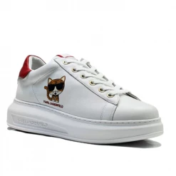 KARL LAGERFELD CHOUPETTE RED SNEAKERS