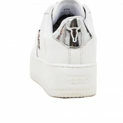 WINDSOR SMITH RICH SILVER SNEAKERS