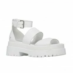 WINDSOR SMITH WHITE THRILLED SANDALS