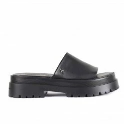 WINDSOR SMITH BLACK TRACK SANDALS