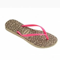 HAVAIANAS SLIM ANIMAL FLORAL PINK