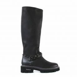 BALDININI NERO STUDS BOOTS