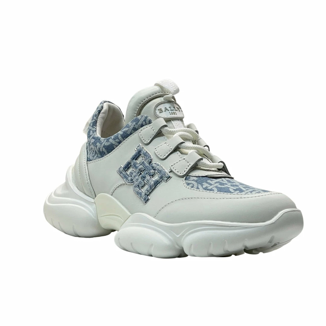 BALLY DENIM CLAIRE DUSTY SNEAKERS