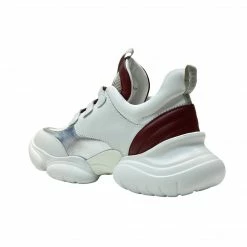 BALLY RED CLAIRE DUSTY SNEAKERS