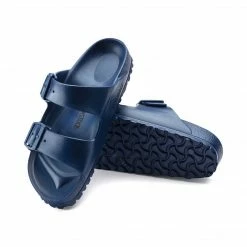 BIRKENSTOCK ARIZONA ESSENTIALS NAVY NARROW