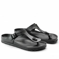 BIRKENSTOCK MEN GIZEH ESSENTIALS ANTHRACITE