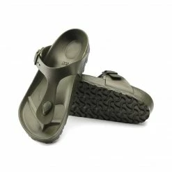 BIRKENSTOCK MEN GIZEH ESSENTIALS KHAKI