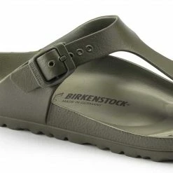 BIRKENSTOCK MEN GIZEH ESSENTIALS KHAKI