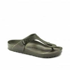 BIRKENSTOCK MEN GIZEH ESSENTIALS KHAKI