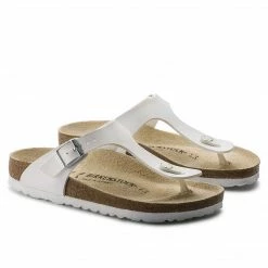 BIRKENSTOCK GIZEH BIRKO-FLOR WHITE