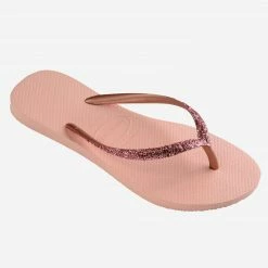 HAVAIANAS SLIM GLITTER II BALLET ROSE