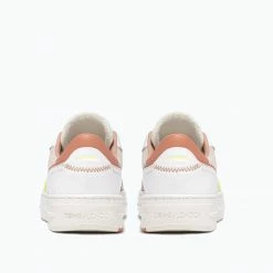 CRIME LONDON LOW TOP OFF COURT CORAL