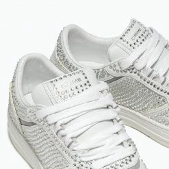 CRIME LONDON LOW TOP OFF COURT SHINY