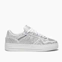 CRIME LONDON LOW TOP OFF COURT SHINY
