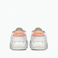 CRIME LONDON LOW TOP DISTRESSED GOLD