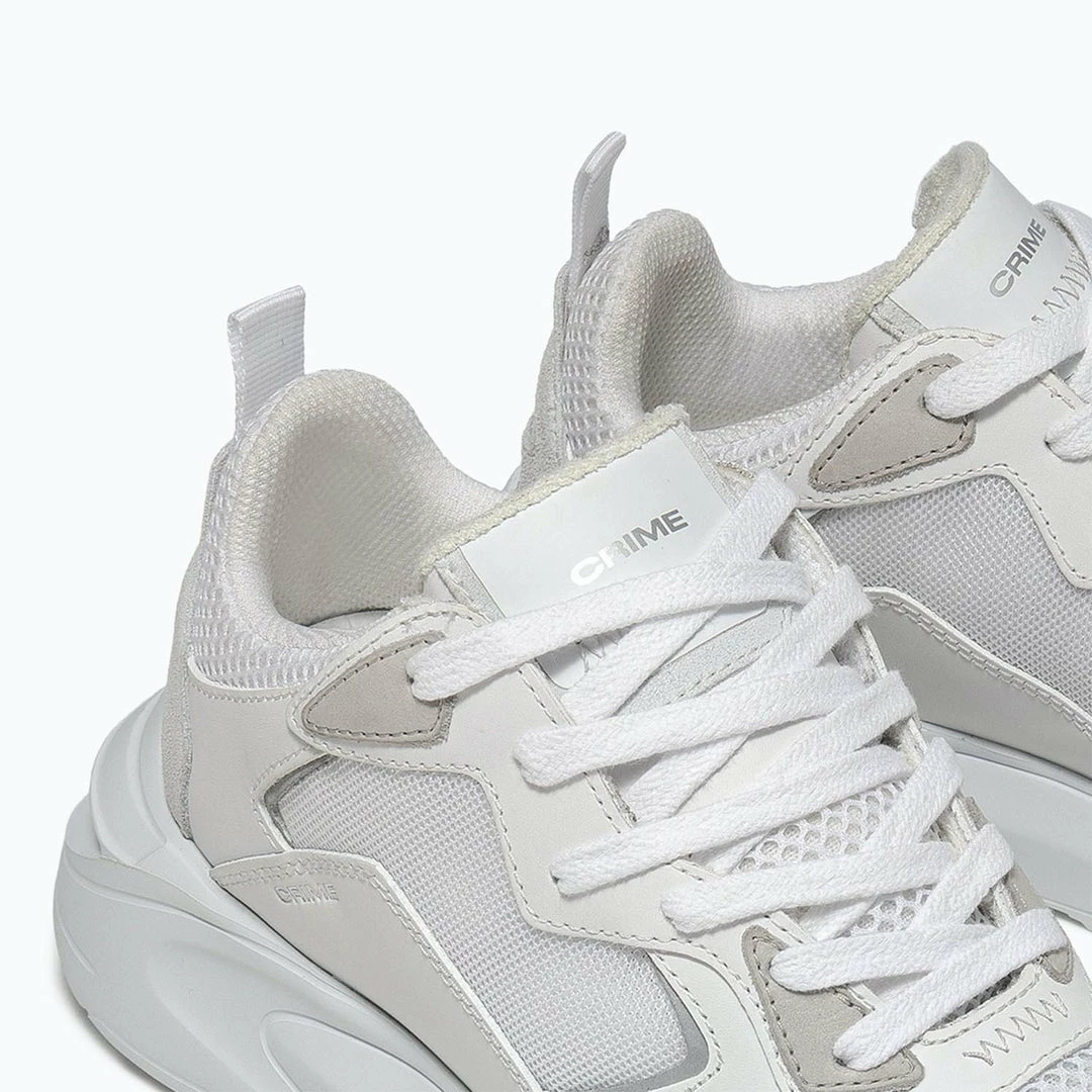 CRIME LONDON SKYLINE RUNNER WHITE