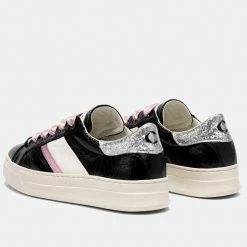 CRIME LONDON 25544 CROC DETAIL LOW TOP SNEAKER