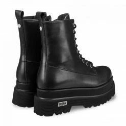 CULT GRETA 3236 MID W LEATHER BLACK BOOTS