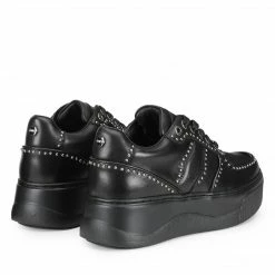 CULT PERRY 3162 BLACK LEATHER SNEAKER