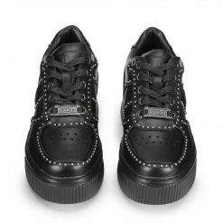 CULT PERRY 3162 BLACK LEATHER SNEAKER