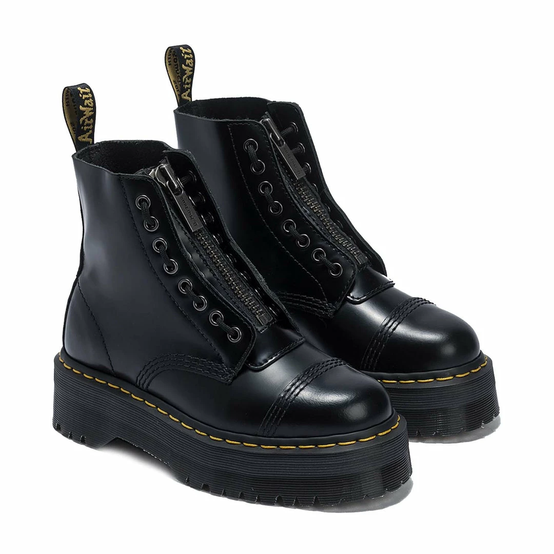 DR. MARTENS SINCLAIR SMOOTH LEATHER BOOTS