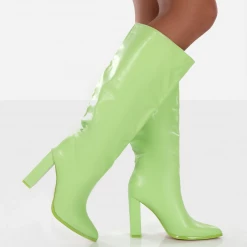 PUBLIC DESIRE - FAR AWAY - LIME GREEN PU