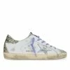 GOLDEN GOOSE SUPERSTAR DISTRESSED WHITE ICE SILVER