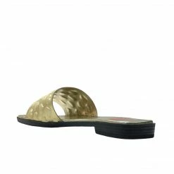 LOVE MOSCHINO HEART PLATINO SLIDE