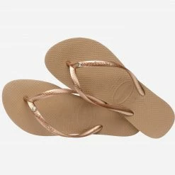HAVAIANAS SLIM CRISTAL II FC ROSE GOLD