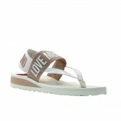 LOVE MOSCHINO PINK NUDE SANDAL
