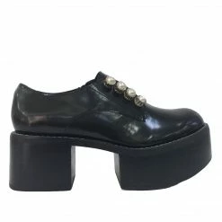 Jeffrey Campbell Tadmore Box Calf Black