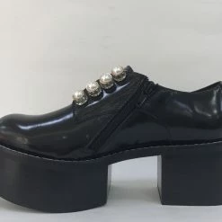 Jeffrey Campbell Tadmore Box Calf Black