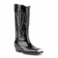 Jeffrey Campbell EAGLES BLACK WESTERN BOOTS