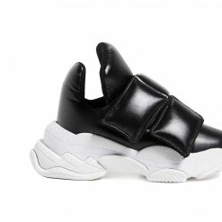 JEFFREY CAMPBELL Retina Velcro Sneakers Black