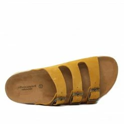 Jeffrey Campbell MUSTARD PLATFORM SLIDE