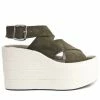 JEFFREY CAMPBELL KEAVY KHAKI PLATFORM