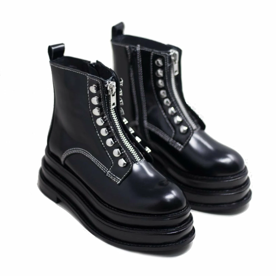 JEFFREY CAMPBELL LOCURA BLACK BOOTS