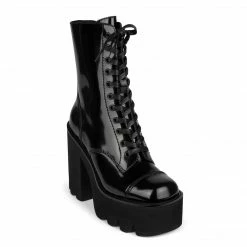 Jeffrey Campbell VIKING-2 BLACK BOOTS