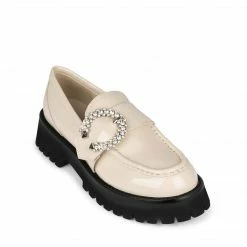 Jeffrey Campbell RECESS-O IVORY PATENT LOAFER
